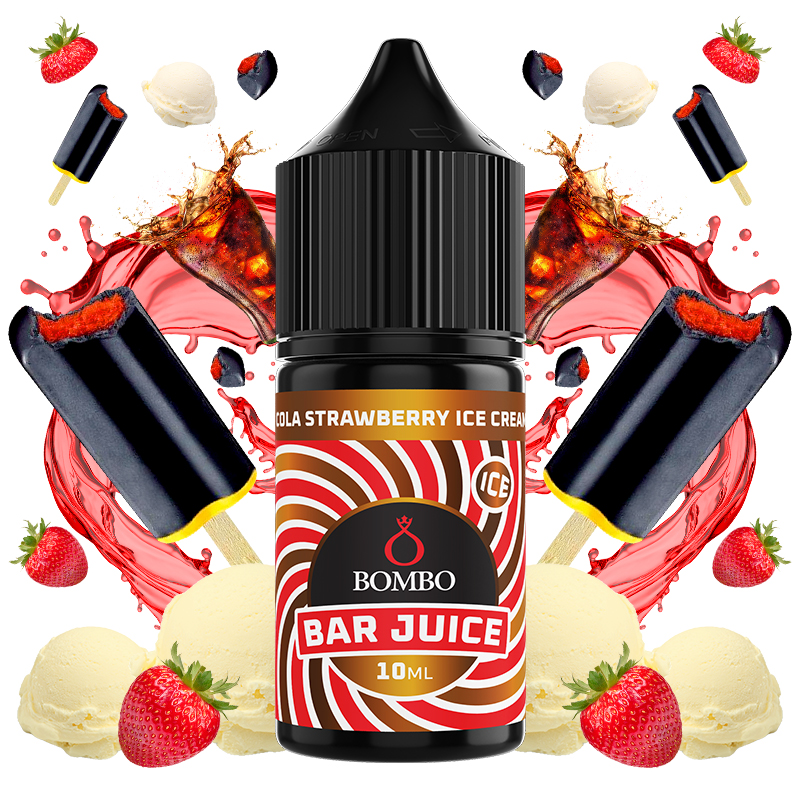 Aroma Cola Strawberry Ice Cream 10ml/30 (Longfill) - Bombo Bar Juice
